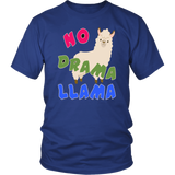 NO DRAMA LLAMA T-Shirt , Llama Art, Llama Womens Tshirt, Llamas in Hats, Mama Llama, No Prob Llama, Como Te Llama